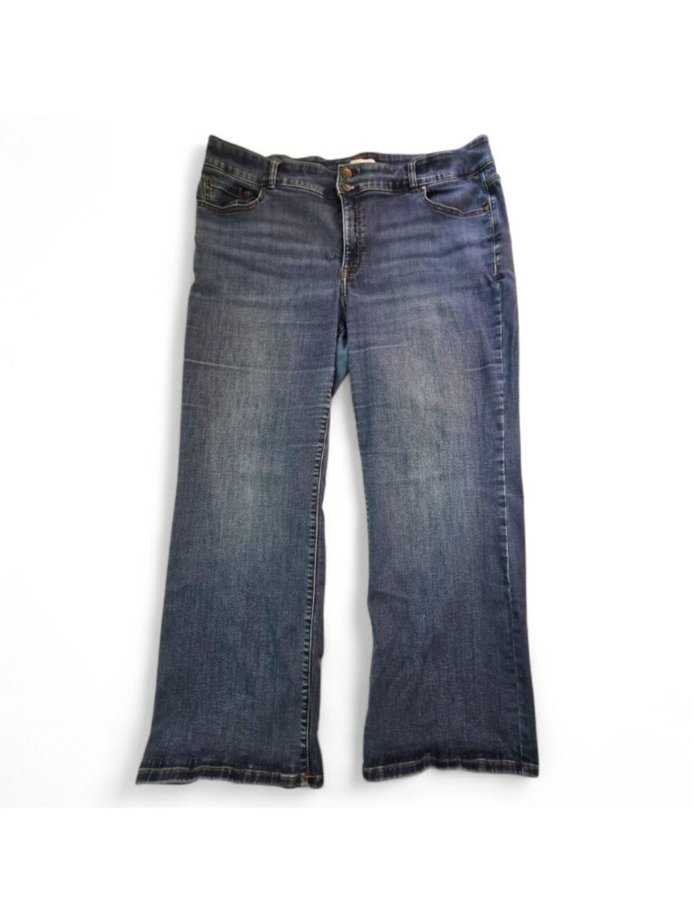 Lane Bryant Flex Magic Waistband Tighter Tummy High-Rise Bootcut Jeans Plus 22 - Picture 2 of 11